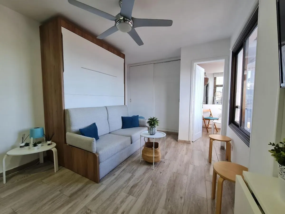 アパート Acogedor Estudio En Candelaria En Primera Linea De Mar